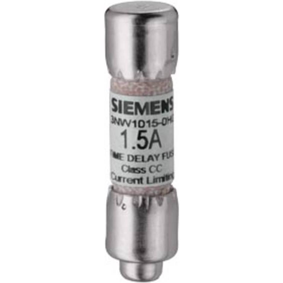 10x Siemens, Sicherung, SENTRON Zylindersicherungseinsatz Class CC A träge Un AC (Zylindersicherung, 6 A, Träge)