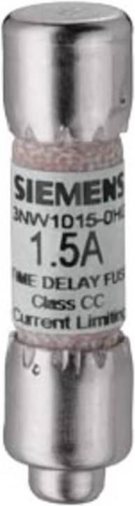 Siemens SENTRON cylinder fuse link Class CC A fast Un AC (Cylinder fuse, 1 A)