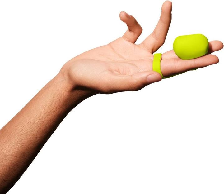 Actual product image Dame Products Fin Finger Vibrator Citrus