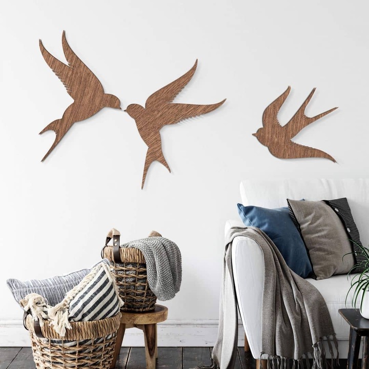 Immagine prodotto Trenddeko Uccelli (3 parti) (70 x 40 cm)