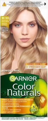 Actual product image Garnier Color Naturals Creme farba do włosów 9N 9.13 Bardzo Jasny Beżowy Blond (9N 9.13 Very Light Beige Blond)