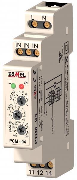 Actual product image Zamel Time relay 16A 1NO/NC 230V AC PCM-04