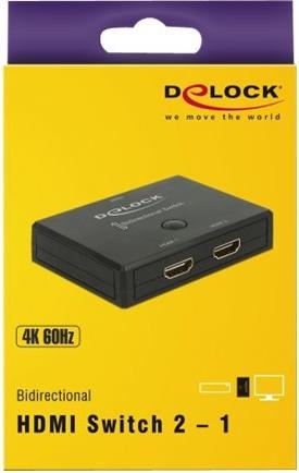 Produktbild Delock 2 Port HDMI Switch&Verteiler
