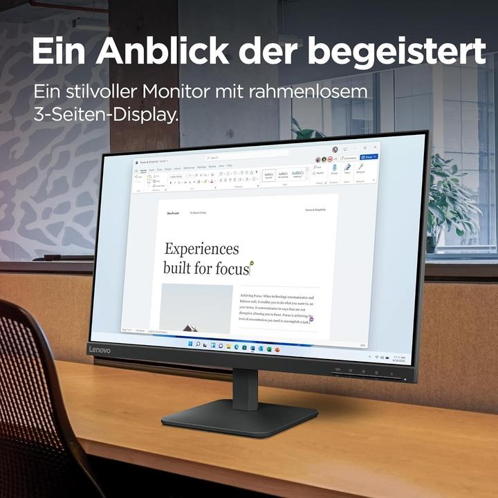 Produktbild Lenovo L24-4e (1920 x 1080 Pixel, 23.80")