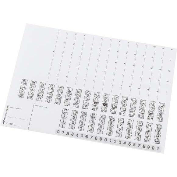 Eaton, Verteilerschrank, Beschriftungsbogen