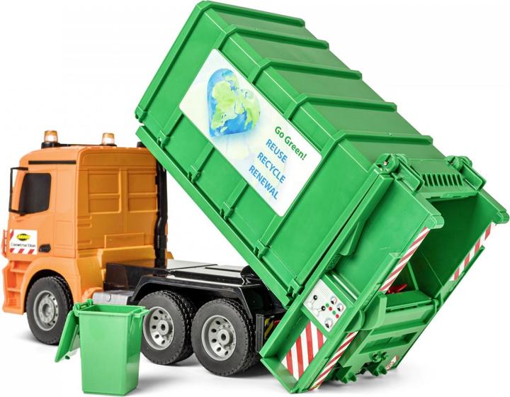 Actual product image Carson 1:20 MB Arocs Garbage Truck 100% RTR (RTR Ready-to-Run)