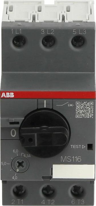 Image du produit ABB Disjoncteur-moteur MS116 - 6,3