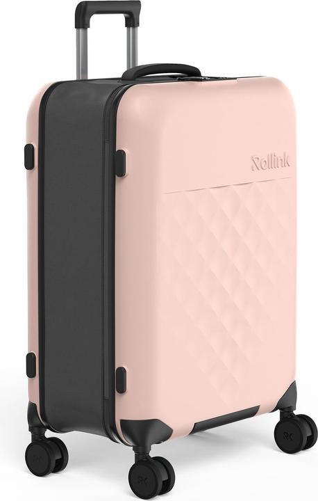Image du produit Rollink Harde valise / trolley / valise de voyage - Vega 360 - 65 cm - Rose (80 l)