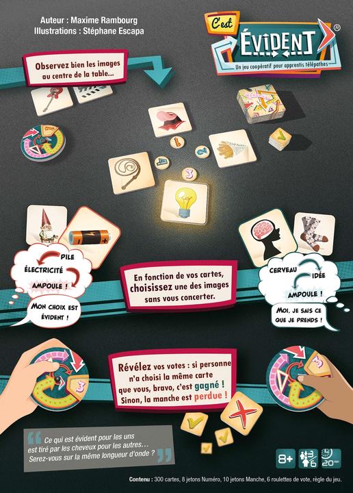 Immagine prodotto Gigamic C'est Evident f (Francese, 3 - 6 Giocatori)