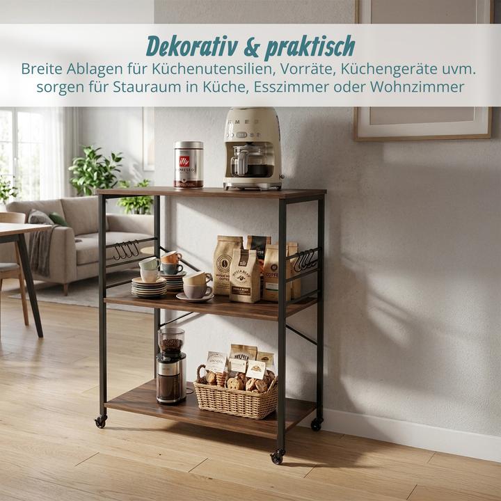 Produktbild Relaxdays Küchenrollwagen