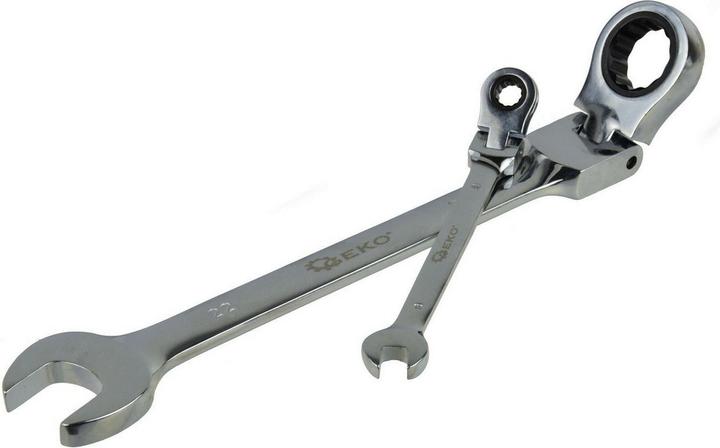 Produktbild GEKO Ratschenschlüssel-Satz mit Gelenk, 22-teilig, 6-32 mm (10  mm, 11 mm, 12 mm, 13 mm, 14 mm, 15 mm, 16 mm, 17 mm, 18 mm, 19 mm, 20 mm, 21 mm, 22 mm, 23 mm, 24 mm, 25 mm, 26 mm, 27 mm, 28 mm, 29 mm, 30 mm, 31 mm, 32 mm, 6 mm, 7 mm, 8 mm, 9 mm)