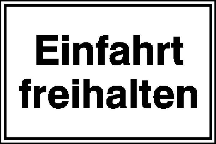 Produktbild SafetyMarking Hinweisschild Einfahrt freihalten