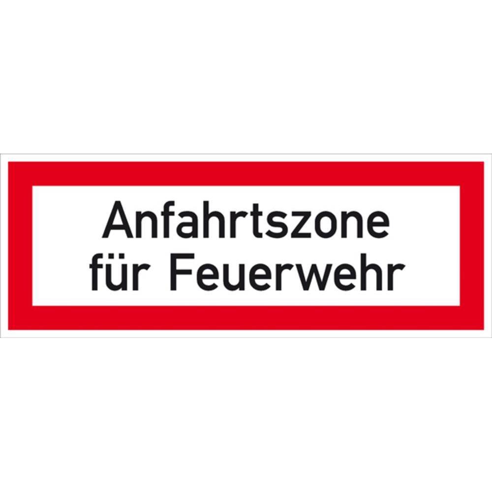 SafetyMarking Hinweisschild für die Feuerwehr Anfahrtszone für Feuerwehr 59. (11.2648)