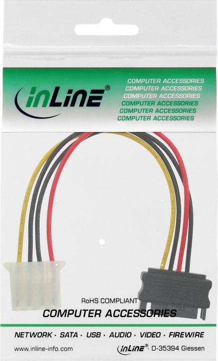 Produktbild InLine SATA Stromadapterkabel (30 cm)