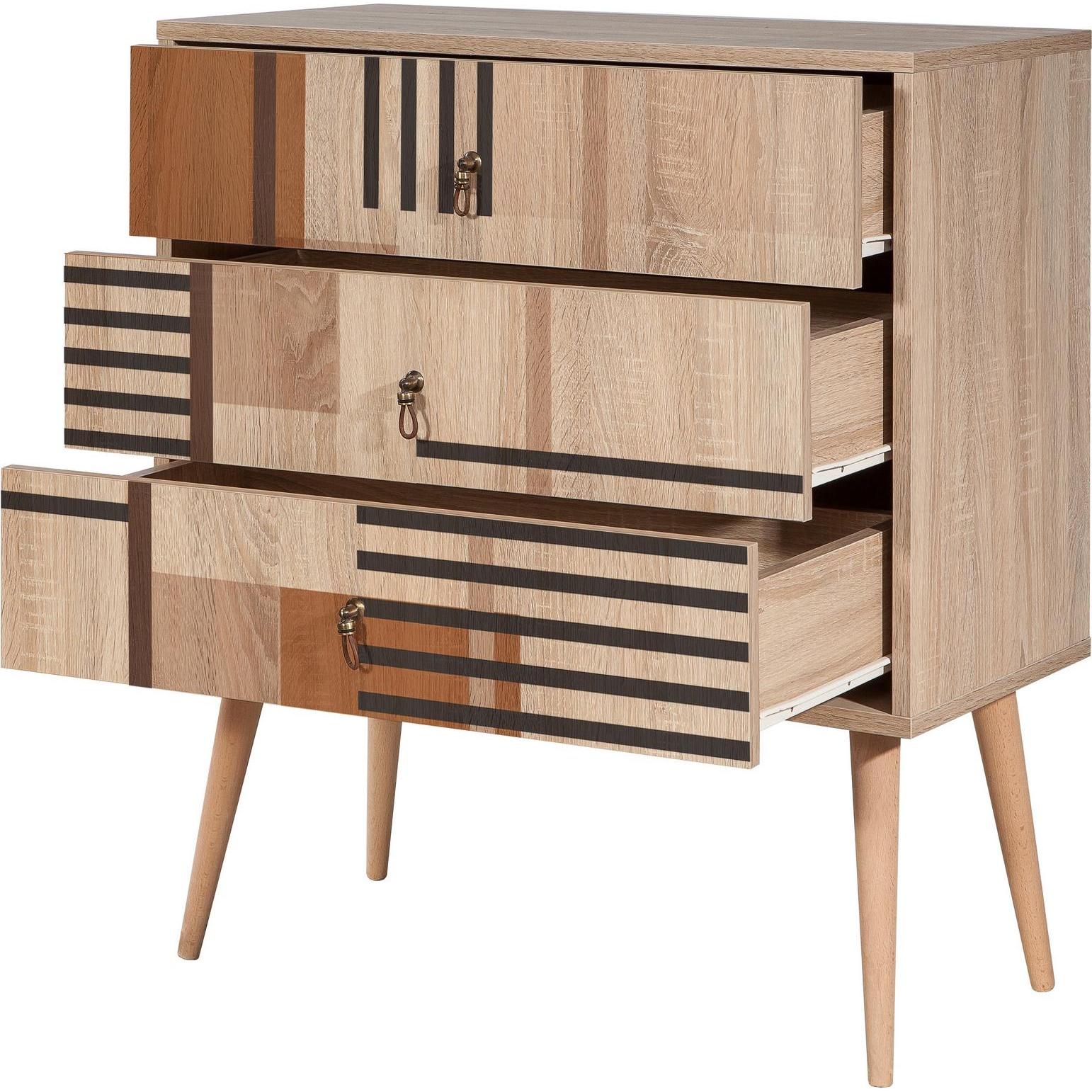 Homitis, Kommode + Sideboard, Ridge (80 x 40 x 89 cm)