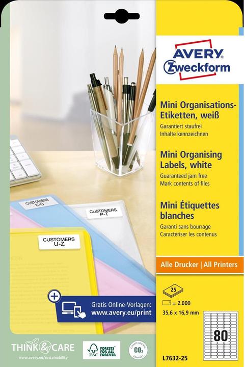 Image du produit Avery L7632-25
