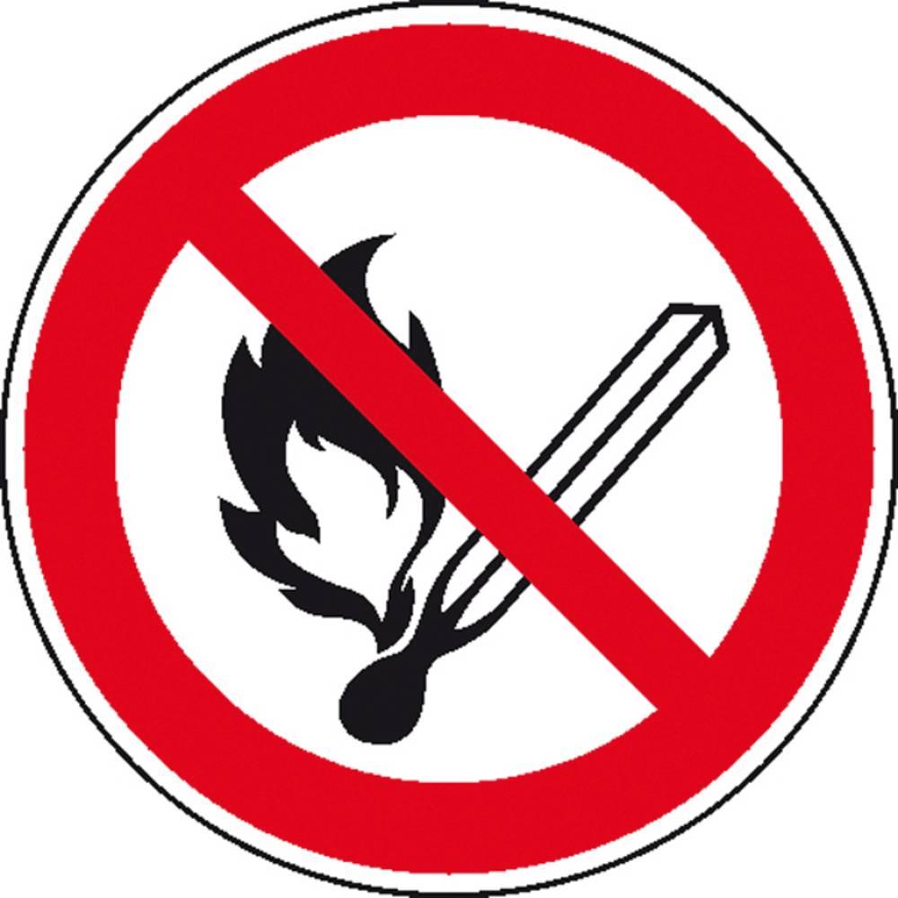 Thumbnail - SafetyMarking, Sicherheitskennzeichnung, Verbotsschild Keine offene Flamme Feuer offene Zündquelle und en verboten