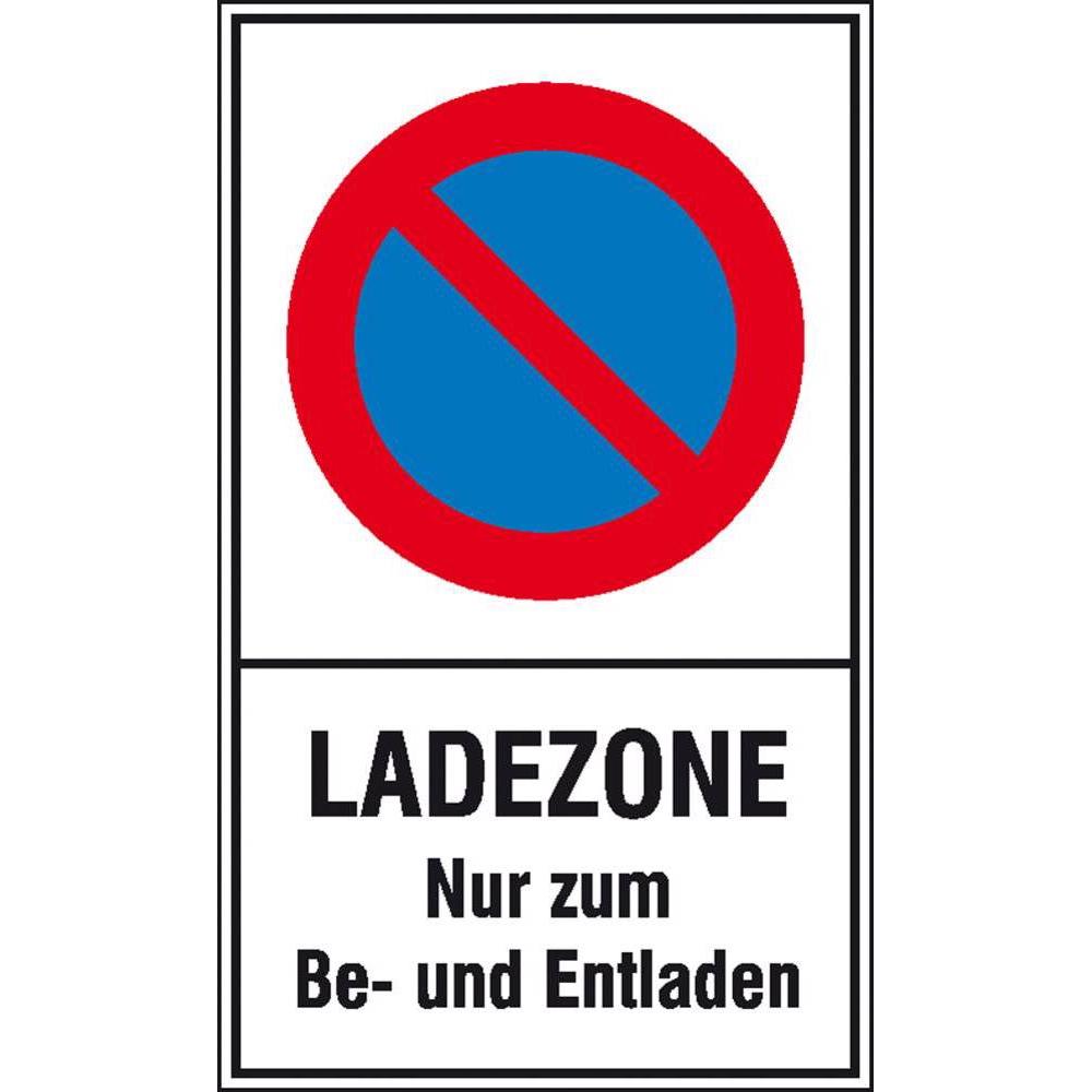 SafetyMarking Haltverbotsschild Eingeschränktes Haltverbot Ladezone Nur zum Beund Entladen (11.5167)