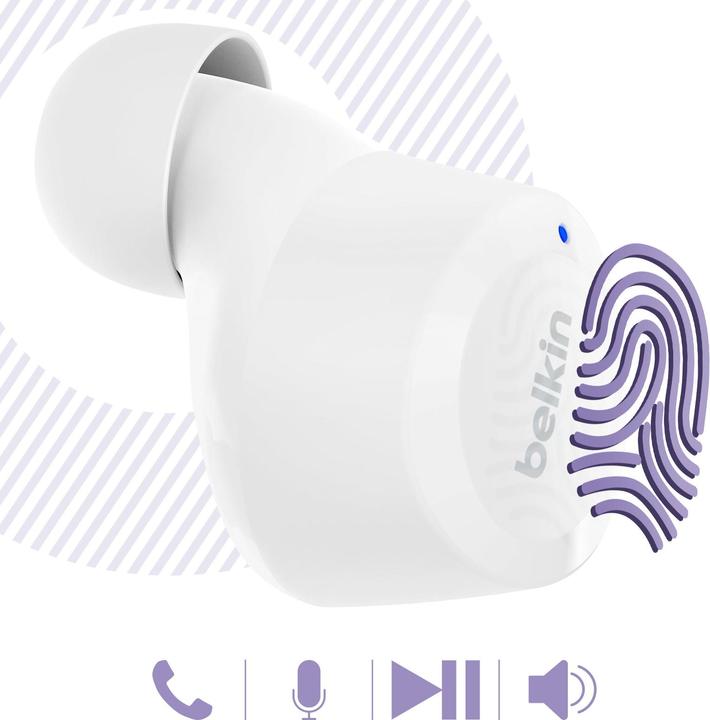 Produktbild Belkin Auc009btwh Soundform Bolt True (Keine Geräuschunterdrückung, 38 h, Kabellos)