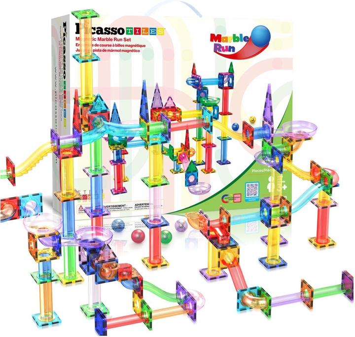 Actual product image PicassoTiles 150pc Marble run set