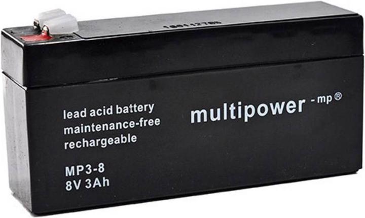 Produktbild Multipower BleiAkku (3 Ah, 8 V)