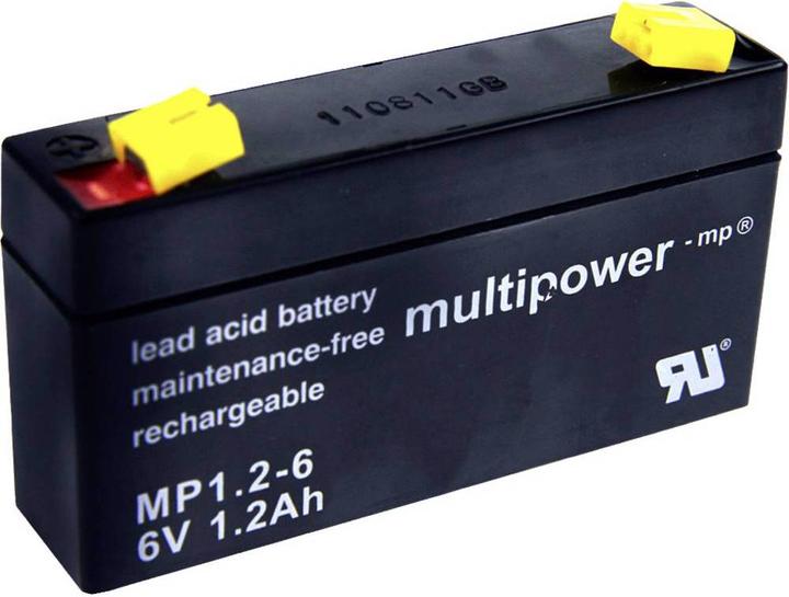 Actual product image Multipower LeadBattery (6 V, 1200 mAh)