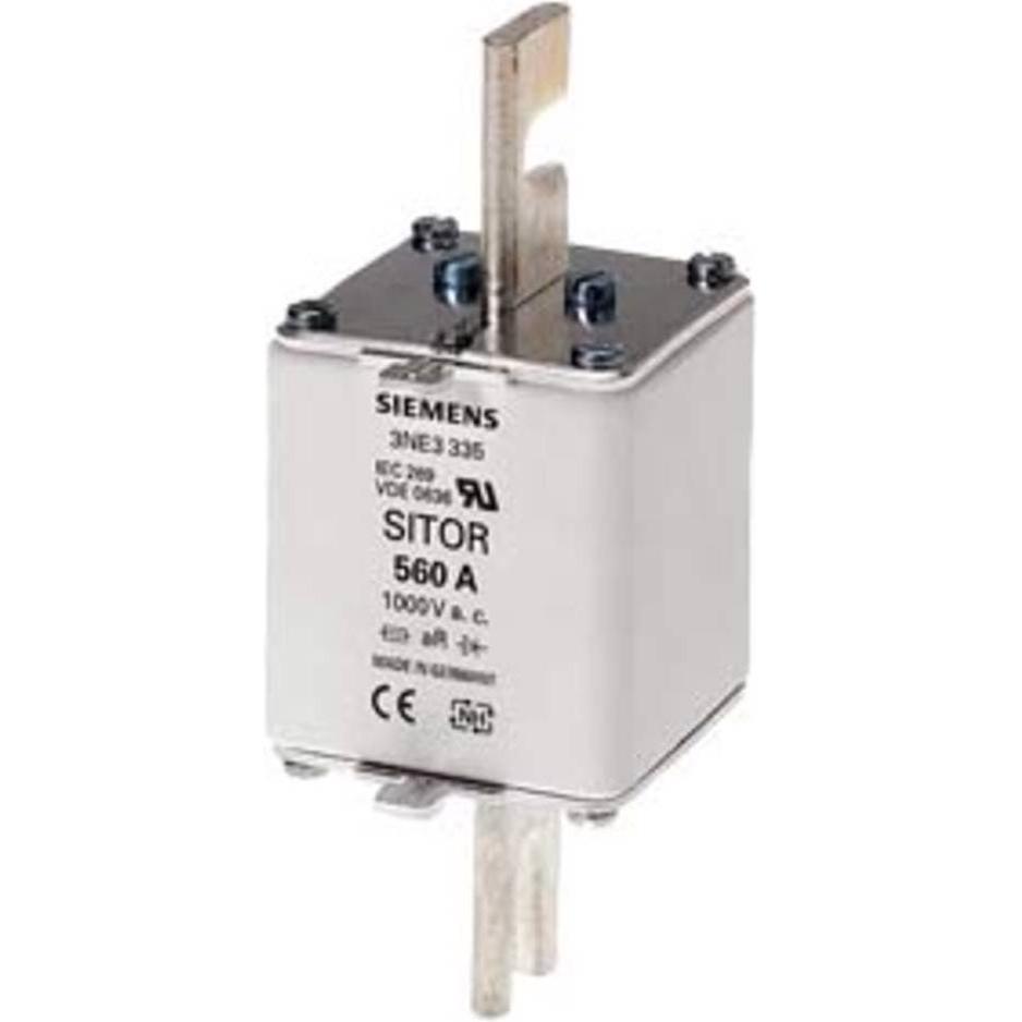 3x Siemens, Sicherung, SITORSicherungseinsatz geschlitzten Messerkontakten NH2 A (Diazed-Sicherung, 400 A)