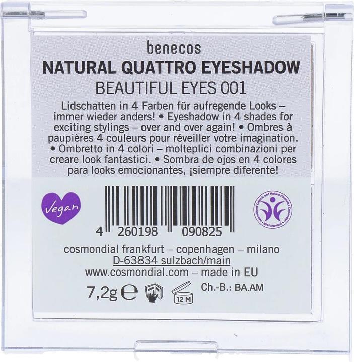 Produktbild Benecos Quattro Eyeshadow Beautiful eye