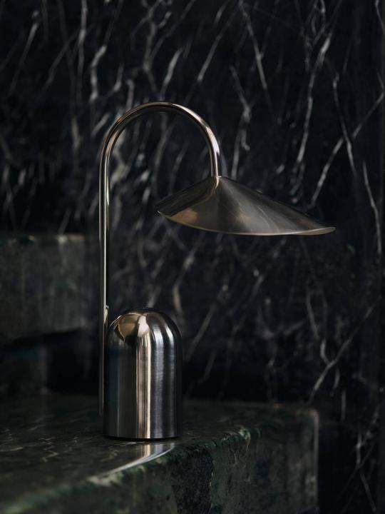 Image du produit Ferm Living Arum Portable Lamp - Stainless Steel
