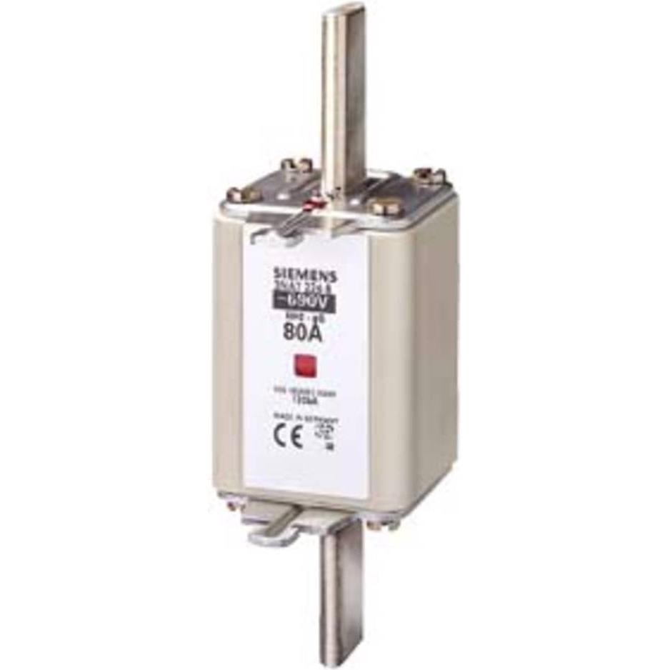 3x Siemens, Sicherung, NHSicherungseinsatz NH2 A gG Un AC Un DC (Diazed-Sicherung, 250 A)