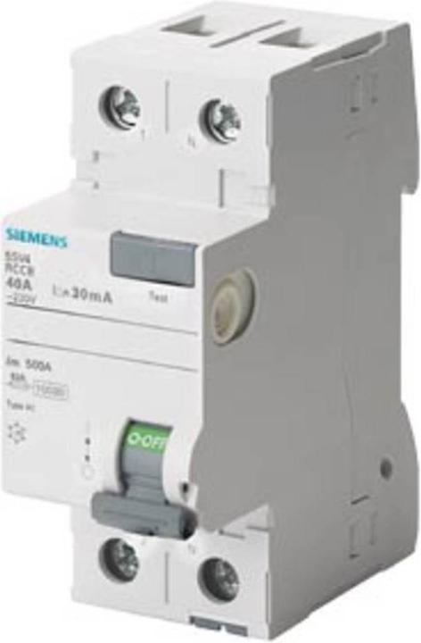 Image du produit Siemens Disjoncteur FI type AC A 30 mA Un AC