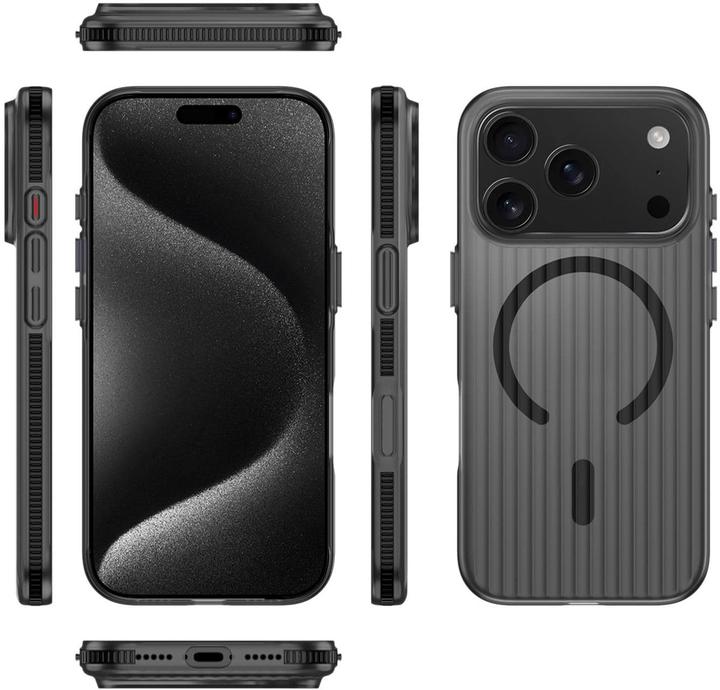 Produktbild 4smarts 541641, Cover, Apple, iPhone 17 Pro, 16 cm (6.3"), Schwarz, Transparent (Apple iPhone 17 Pro)