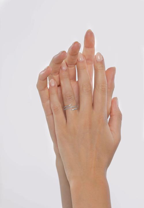 Actual product image Elli Geo, Twisted, Wrap Ring (52, 925 Silver)