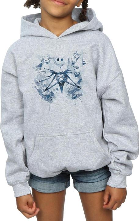 Produktbild Disney Nightmare Before Christmas Paint Spray Carers Kapuzenpullover Mädchen (152, 158)