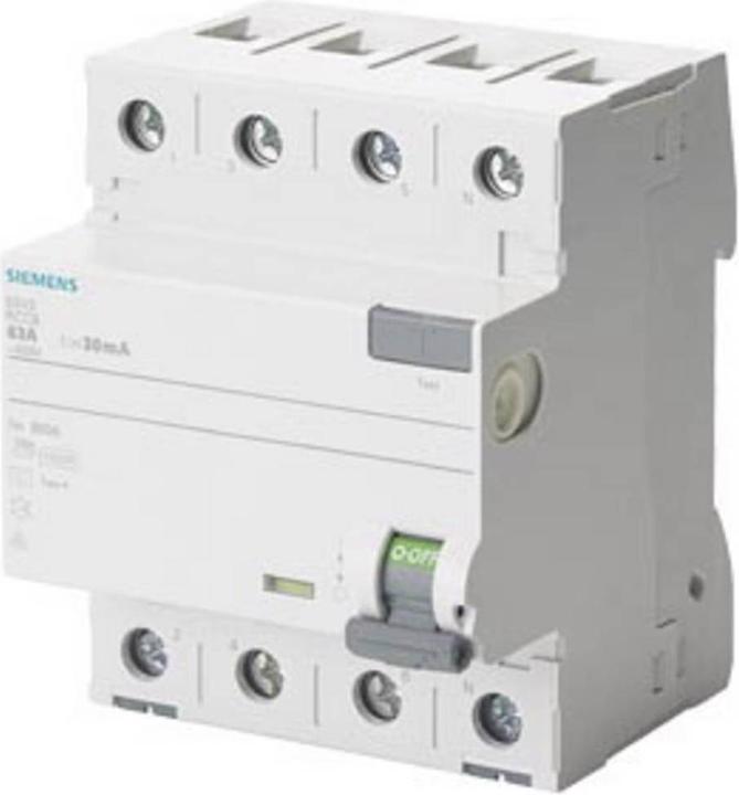 Image du produit Siemens Disjoncteur différentiel type A A 30 mA Un AC 50 400Hz