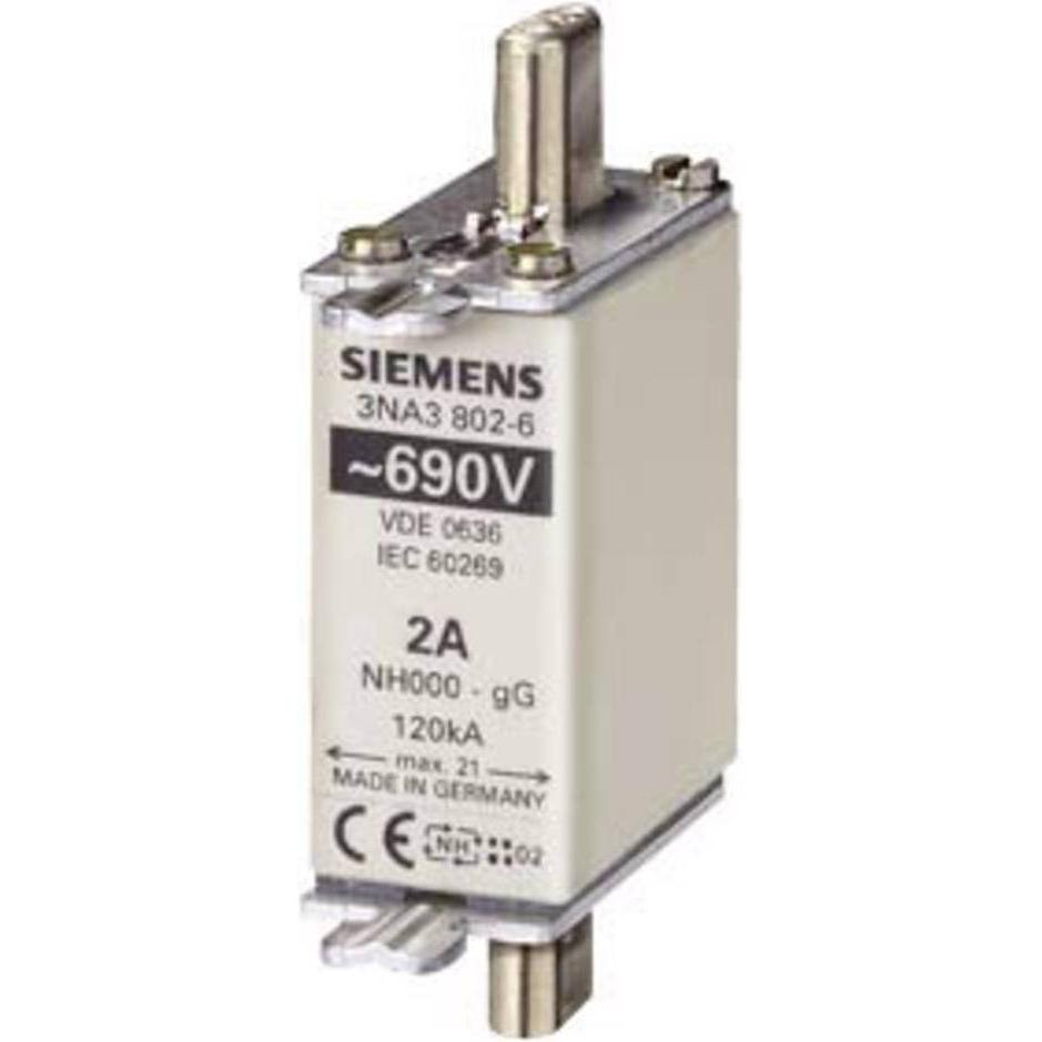 3x Siemens, Sicherung, NHSicherungseinsatz 00 5A (Diazed-Sicherung, 35 A)