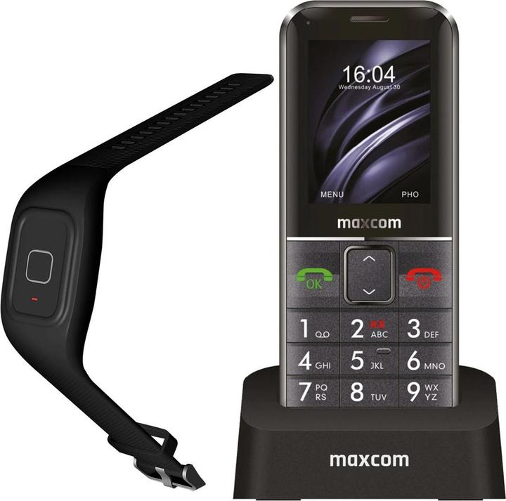 Produktbild Maxcom MM735 Comfort mobile phone + SOS bar black (2.20", 2 Mpx, 3G)