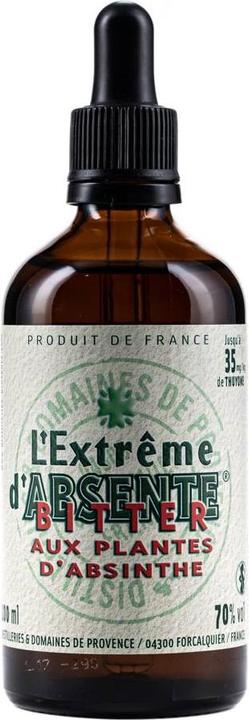 L'Extrême d'Absente Bitter aux Plantes d'Absinthe 100ml (70 %, Frankreich, 12 x 10 cl, Absinth)