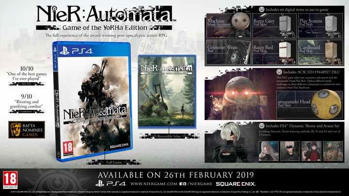 Image du produit Square Enix NieR : Automata - Jeu de l'édition YoRHa (PS4, EN)