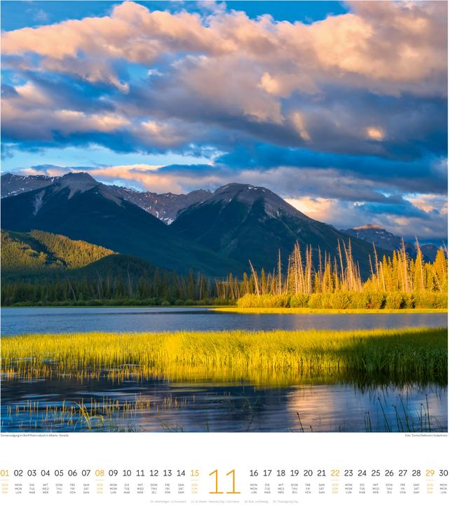 Image du produit Lichtblicke Kalender 2026 (48 x 54 cm, Couverture rigide, Allemand, Anglais, Français)