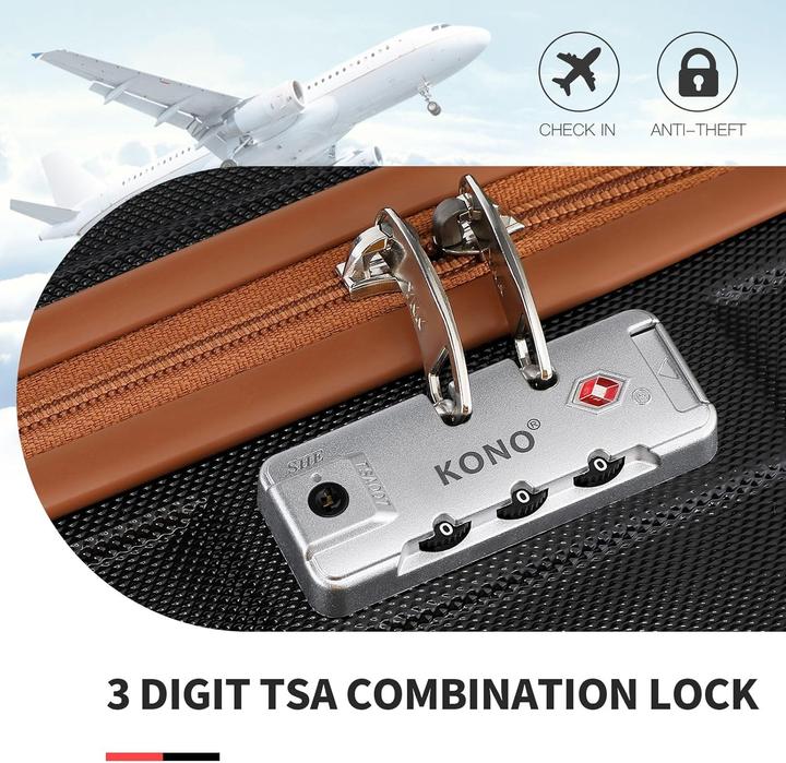 Image du produit Kono Reisekoffer-Set mit Ryanair-Tasche (64 l)