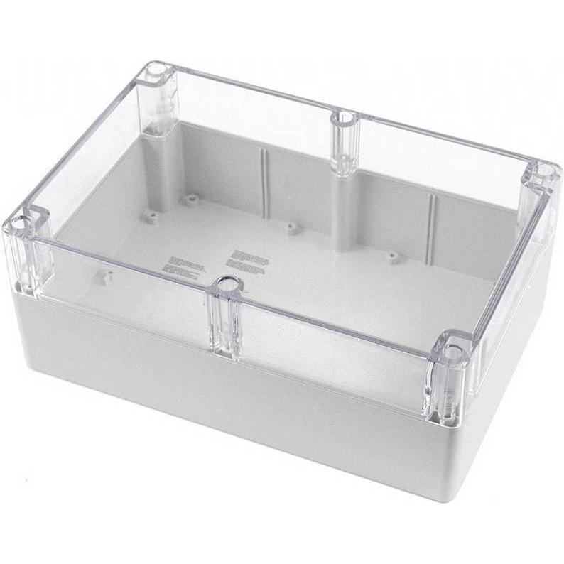 Hammond WasserdichtesPCGehäusetransparenterDeckel (Gehäuse), Elektronikzubehör + Gehäuse, Grau