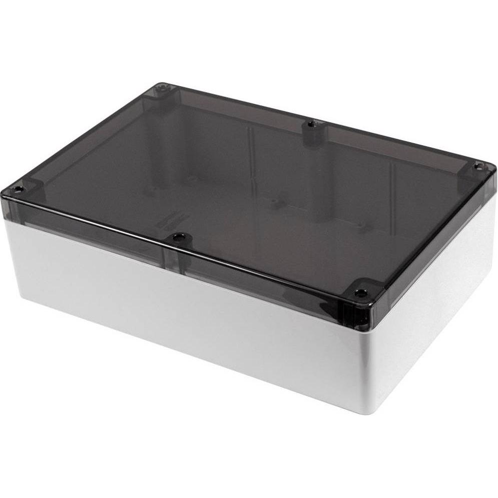 Hammond Wasserdichtes PCGehäuse geräucherter Deckel (Gehäuse), Elektronikzubehör + Gehäuse, Grau