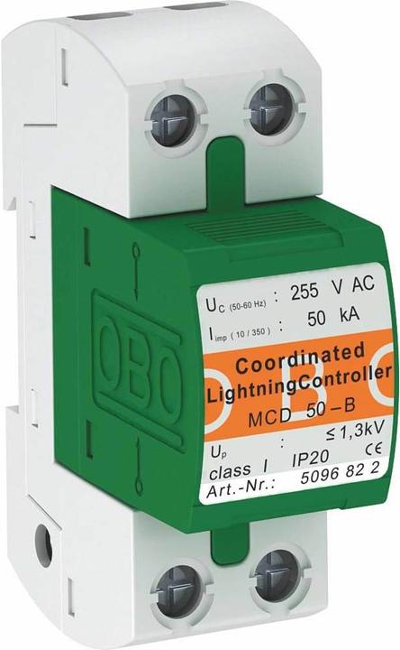 Produktbild OBO Bettermann OBO MCD 50B Blitzstromableiter 1p 255V