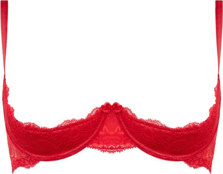 Productafbeelding Christine Le Duc Kant 1/4 cup Beha Marzia - Rood (XL, Een eenheid per verpakking)