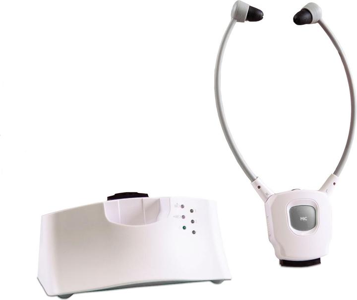 Aktimeo Kinnbügel Funkkopfhörer (Keine Geräuschunterdrückung, 6 h, Kabellos)