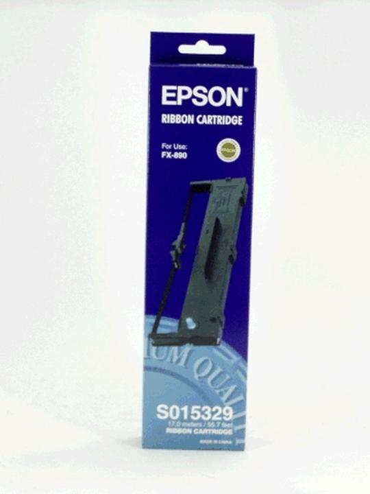 Actual product image Epson Original printer ribbon, C13S015329, black