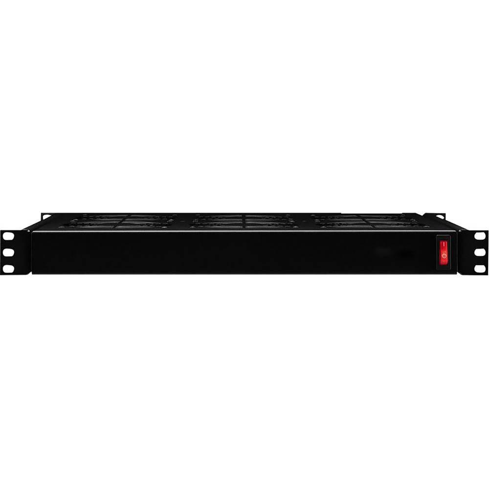Monacor DPVEN 482mmLüftungsmodul (Zubehör), Audio Racks + Cases, Schwarz