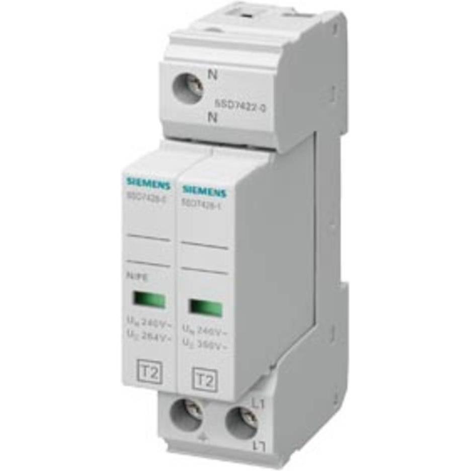 Siemens Überspannungsableiter Typ Anforderungsklasse C UC 350V Schutzbausteine s (5SD74220)