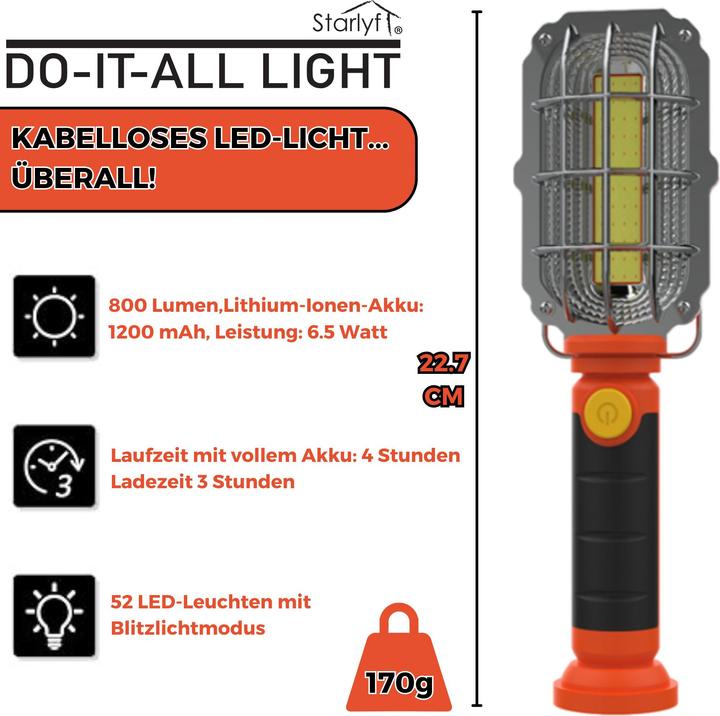 Actual product image Starlyf Do it all light (22.70 cm, 800 lm)